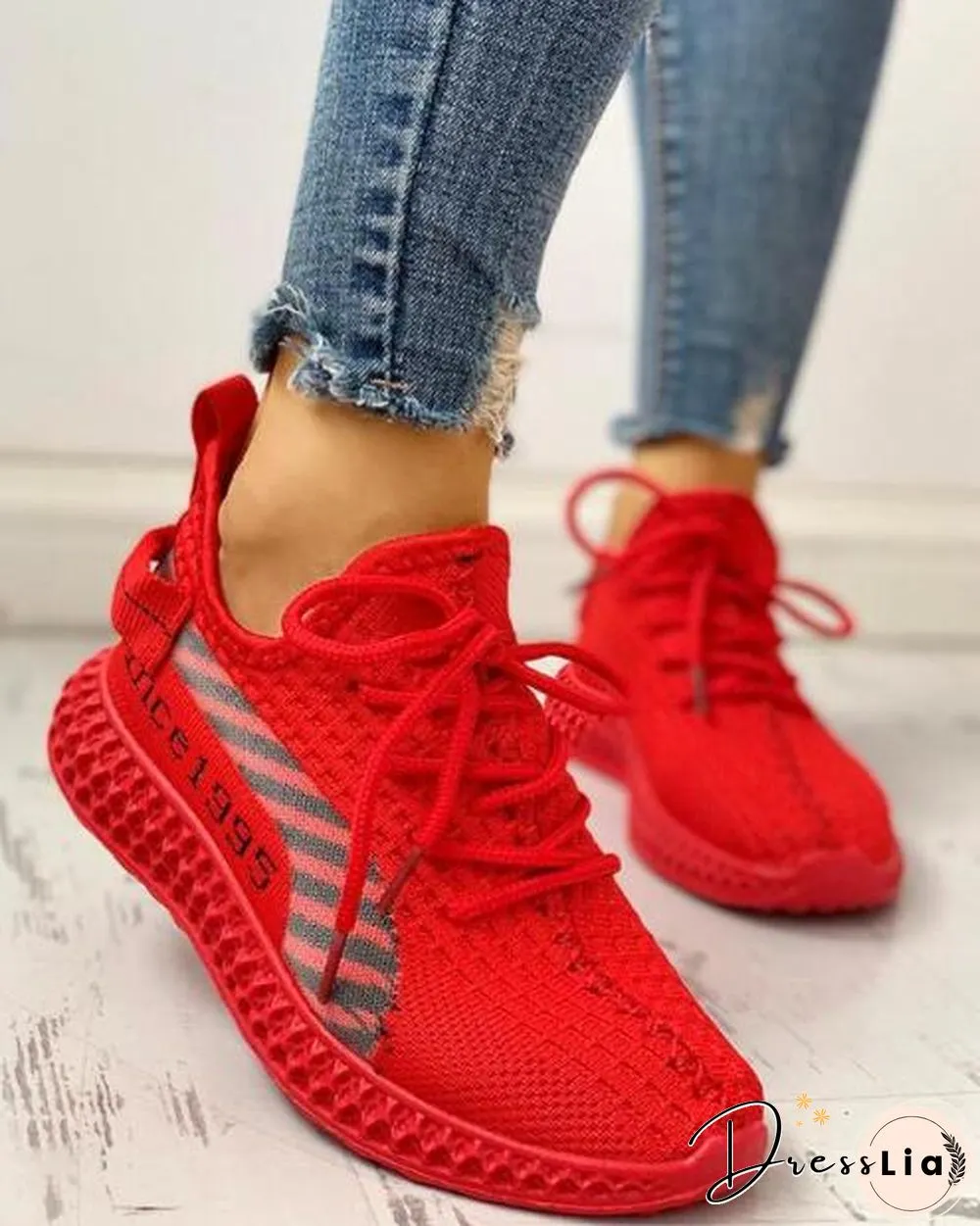Sneakers Womens Breathable Mesh Casual Shoes Feminine Fashion Platform Vulcanize
