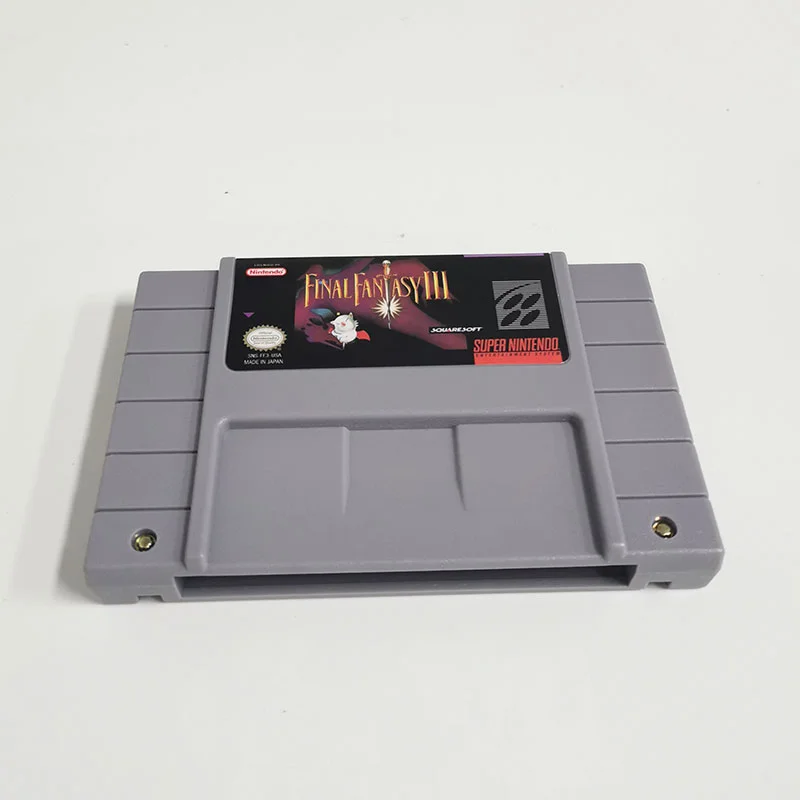 Final Fantasy III SNES For Super Nintendo Entertainment System - 16 Bit US Version Game Cartridge