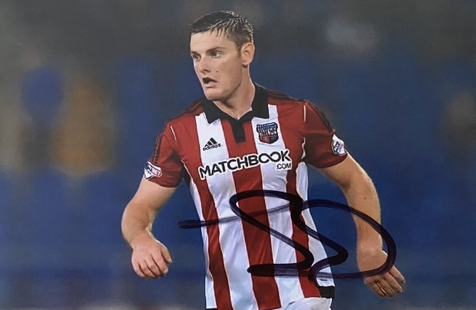 Jack O'Connell Genuine Hand Signed Brentford 6X4 Photo Poster painting