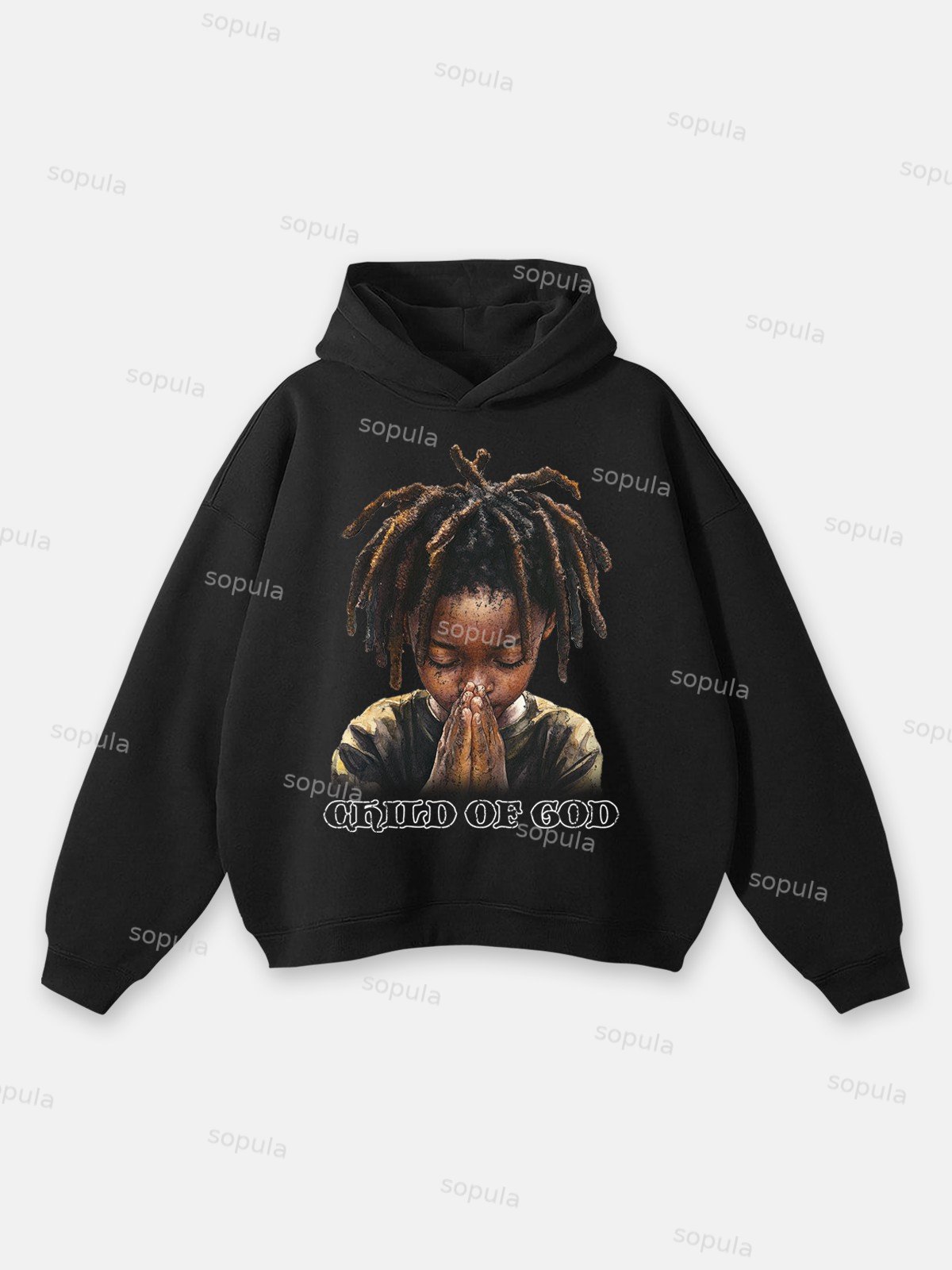 Sopula Child Of God First Sunday Graphic Hoodie - SOPULA