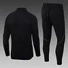 Joyfball 2025/2026 Lyon Half-Pull Training Suit Black Football Shirt 1:1 Thai Quality