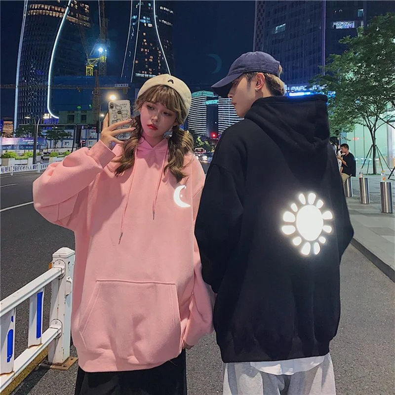 Couple Matching Celestial Print Hoodie YP541