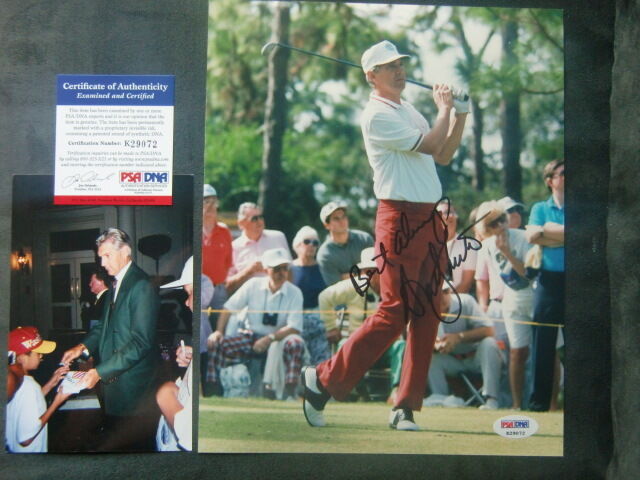 Andy North signed autographed PGA golf 8x10 PSA/DNA PROOF!!