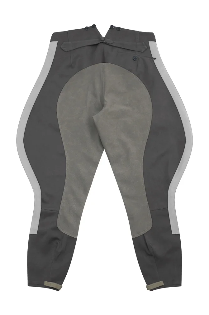   Elite German General Stone Grey Gabardine Riding Breeches German-Uniform