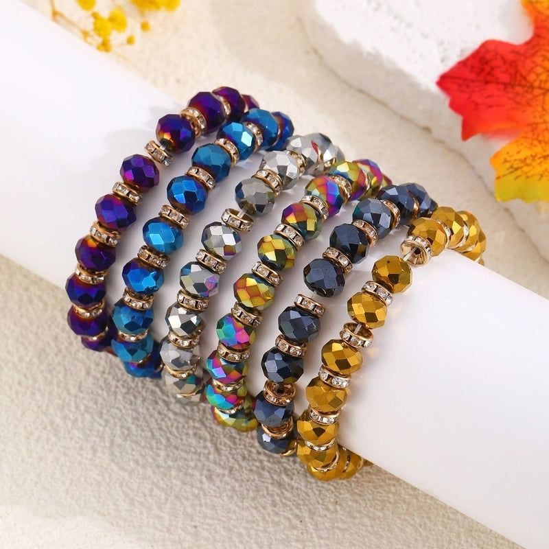 Crystal Geometric Bracelets