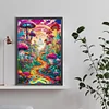 Diamond Painting-DIY Full Round Drill Colourful World（40*60CM)