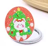 Diamond Painting Double Sided Christmas Animal Compact Mirror