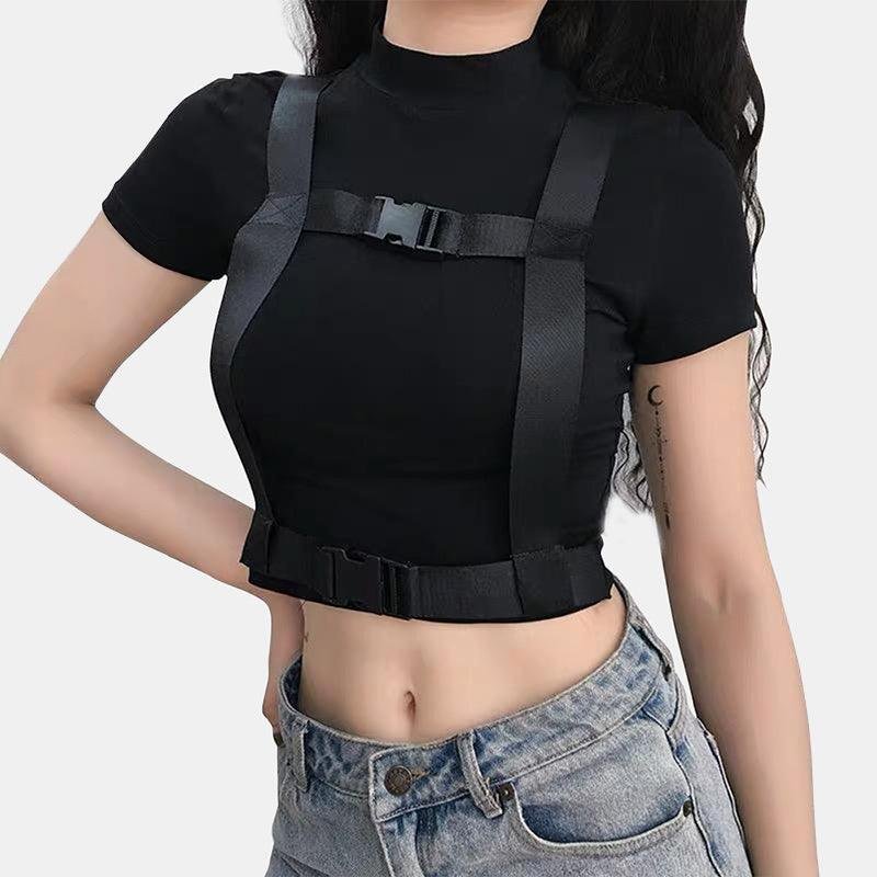 Gothic Cross Buckle T-Shirt