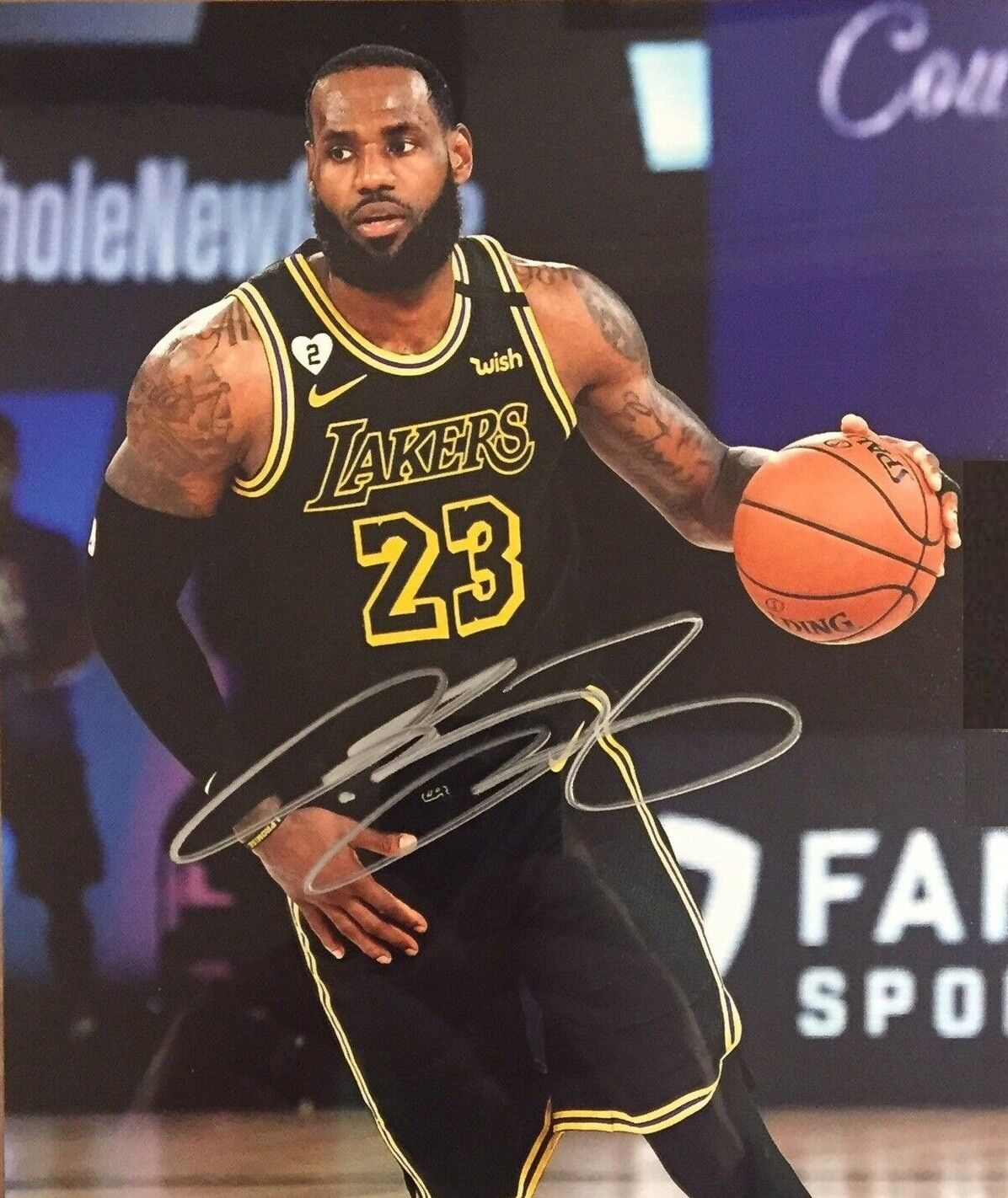 Lebron James Autographed Signed 8x10 Photo Poster painting ( Lakers ) REPRINT ,