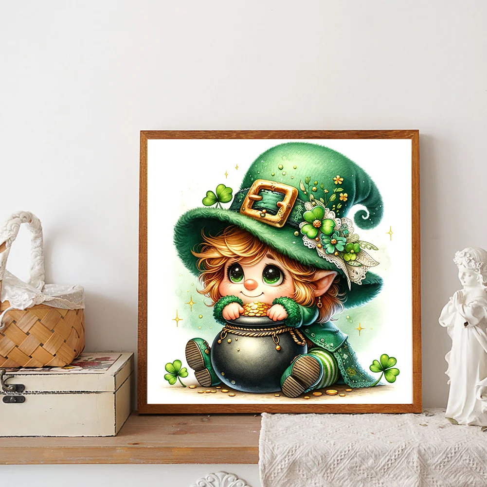 Diamond Painting - Full Round Drill - St.Patrick's Day(Canvas|30*30cm)