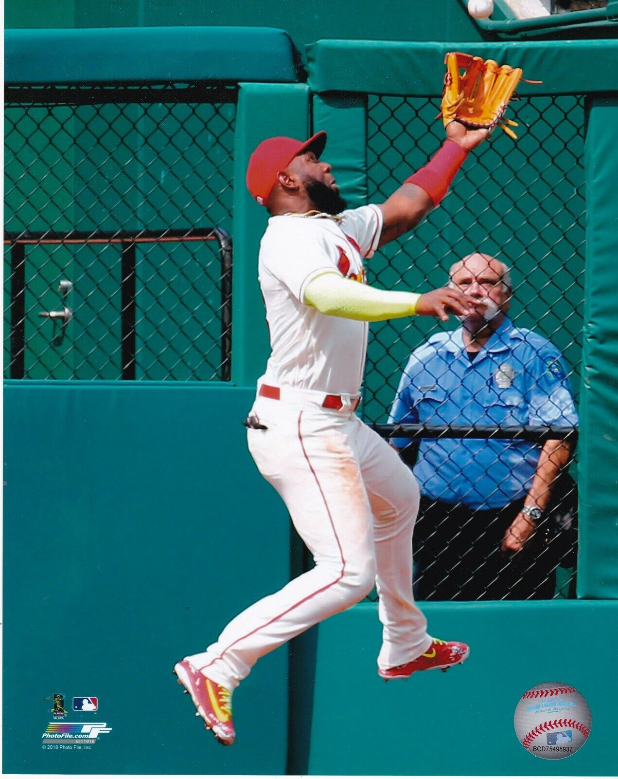 MARCELL OZUNA ST. LOUIS CARDINALS Photo Poster paintingFILE LICENSED ACTION 8x10 Photo Poster painting