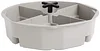 CLC Custom Leathercraft 1152 Full-Round Bucket Tray, 2.5 in. High & 1154 4-Inch High, Full-Round Bucket Tray,Cream White