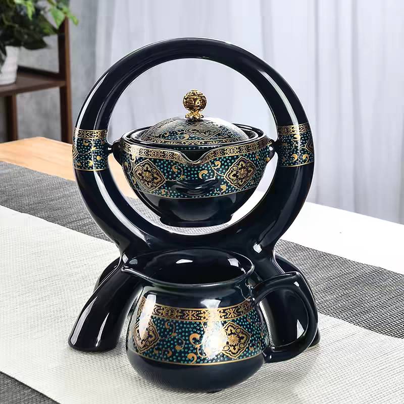 FROMTEA New Era Automatic Gaiwan Tea Set &ndash; Ceramic Tea Brewer with Built-in Filter _Fromtea&reg; Official Store