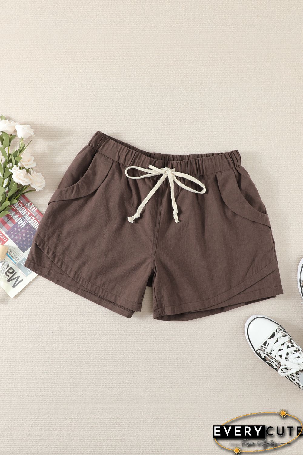 Khaki Faylin Shorts