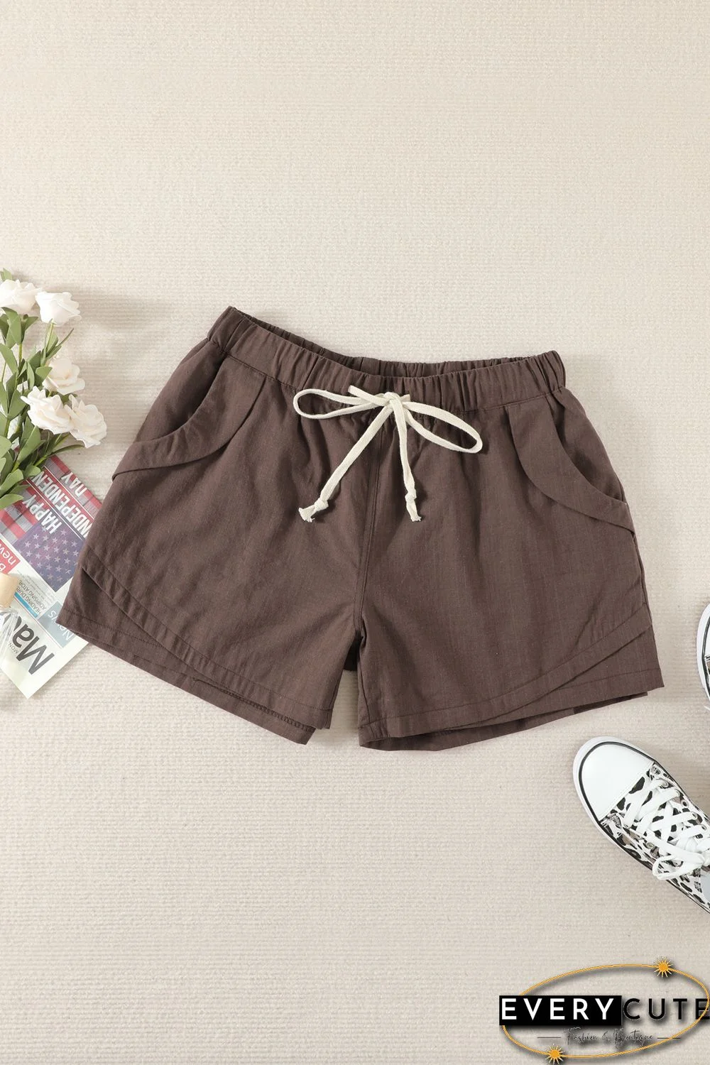 Khaki Faylin Shorts