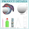 (US Only)Special Shaped Diamond Painting Makeup Mirror Kit Dolphin Crystal Diamond Mirror