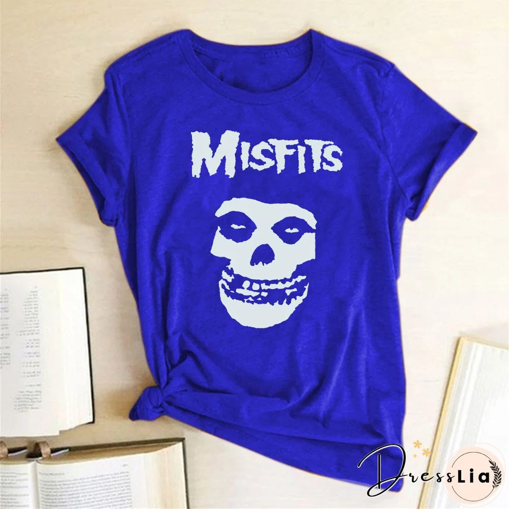 MISFITS Season Tv T Shirt Women Funny Summer Short Sleeve Harajuku Tees Female T Shirt Camisetas Mujer Manga Corta Casual Tops