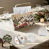 Snow Town DIY Pearl Diamond Painting PU Cover Tissue Holder Kit Pearl Art Painting Decoration for Home & Gifts