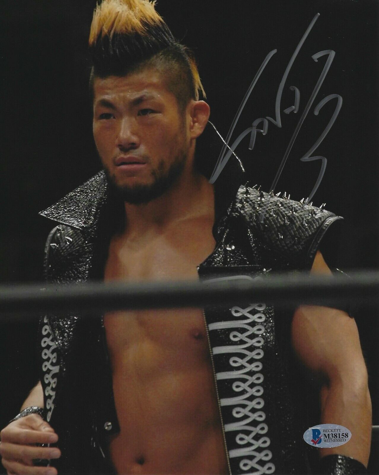 Sanada Signed 8x10 Photo Poster painting BAS COA New Japan Pro Wrestling LIJ Picture Autograph 7