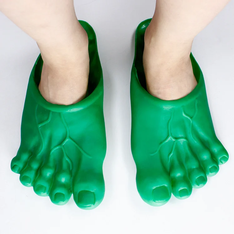 Halloween Funny Simulated Toe Slippers 2024 - Xpluswear