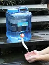 Portable Container with Faucet Camping Equipment Outdoor Water Bucket for Hiking