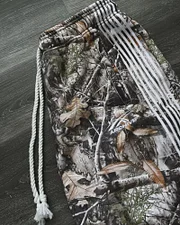 Dabasmedia Street New Fashion Leaves Camouflage Functional Tactical Functional Pants Men And Women Y2K Harajuku Casual Sweatpants Overalls