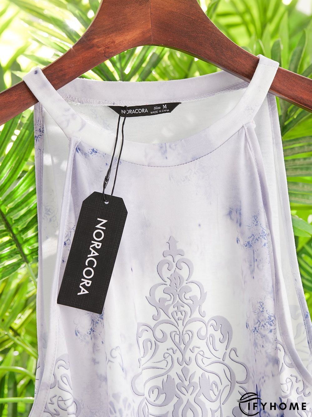 Ethnic Halter Jersey Loose Tank & Cami | IFYHOME