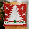 Christmas Tree-DIY Latch Hook Rug Pillowcase Kits 43*43cm tapestrymarket