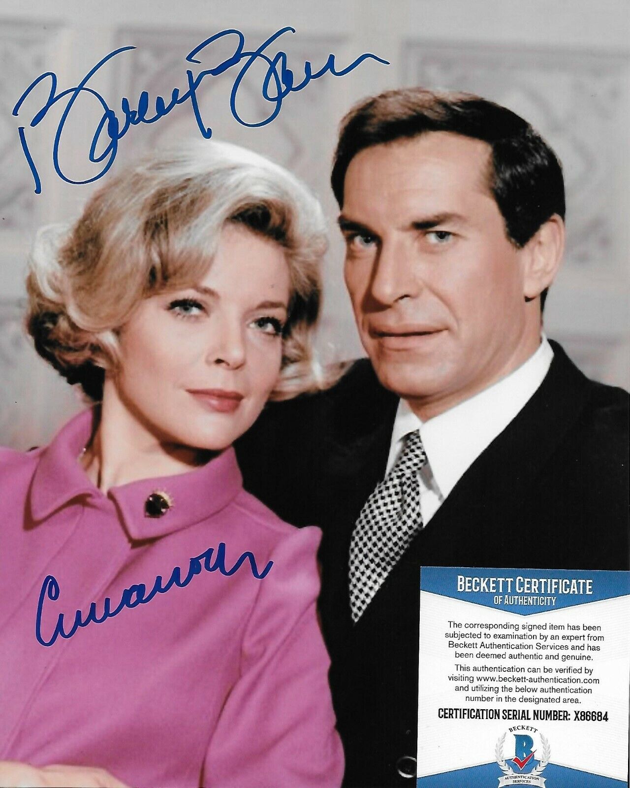 Barbara Bain Mission Impossible Original 8X10 Photo Poster painting w/Beckett COA #4