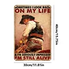 Sometimes I Look Back On My Life - Vintage Metal Signs - 20*30cm/30*40cm - Western