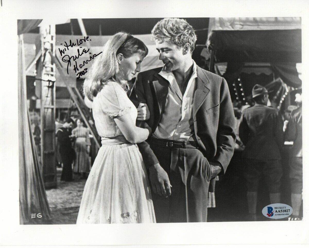 Julie Harris Signed Autographed 8X10 Photo Poster painting East of Eden w/James Dean BAS AA51027