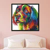 Colorful Dog-14CT Stamped Cross Stitch Kit(34x34cm)