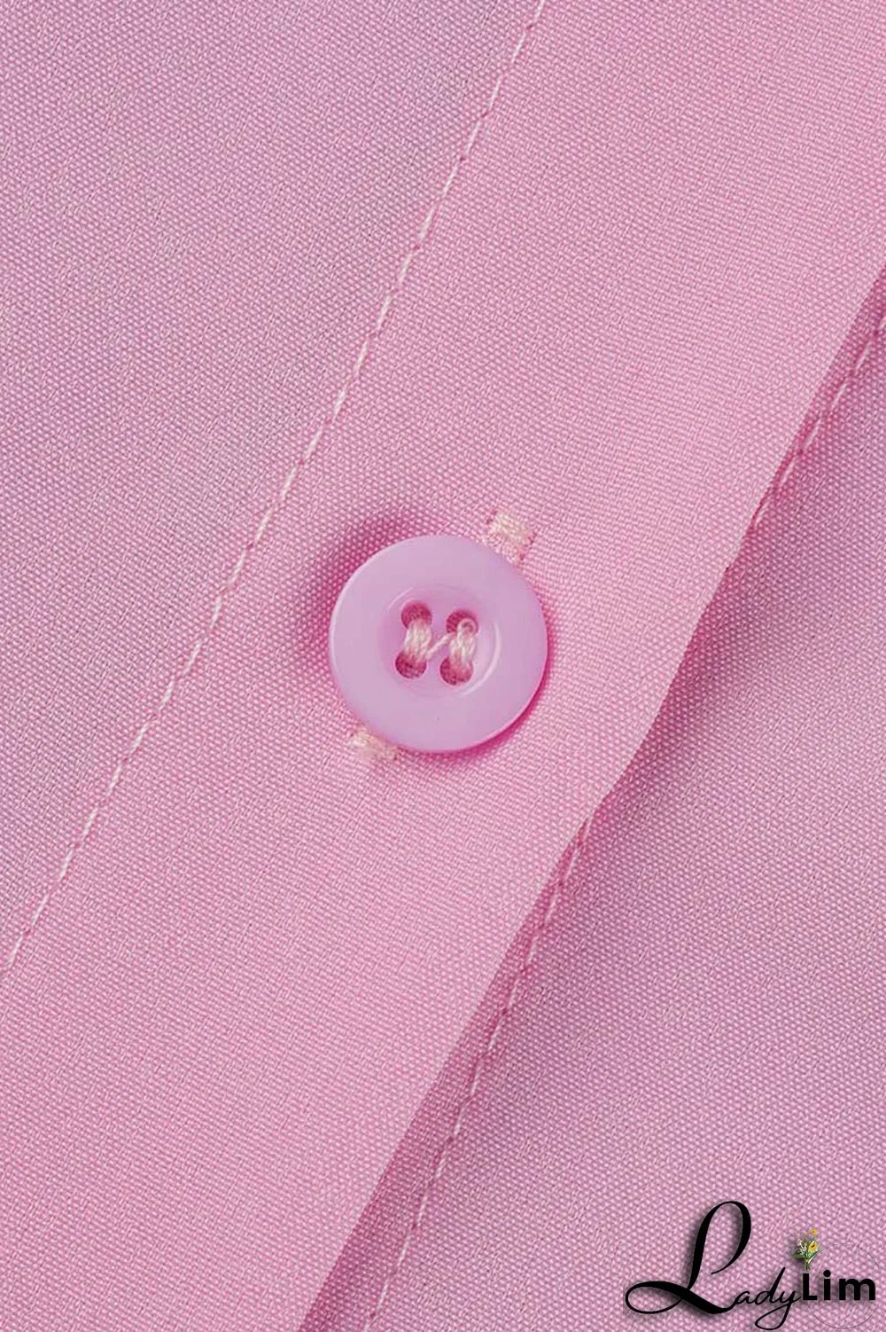 Light Blue Casual Simplicity Solid Patchwork Buckle Turndown Collar Long Sleeve Two Pieces