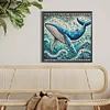 Diamond Painting -DIY Round Drill Mosaic Dolphin(40x40cm)