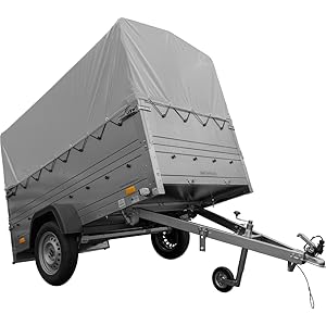 GARDEN TRAILER 230 KIPP MIT STÜTZRAD, ZUSÄTZLICHEN BORDWÄNDEN, HOCHPLANE UND HOCHSPRIEGEL H-800