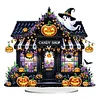 2D flacher Halloween-Druck DIY Diamond Painting Desktop Ornament Kit für Wohnkultur