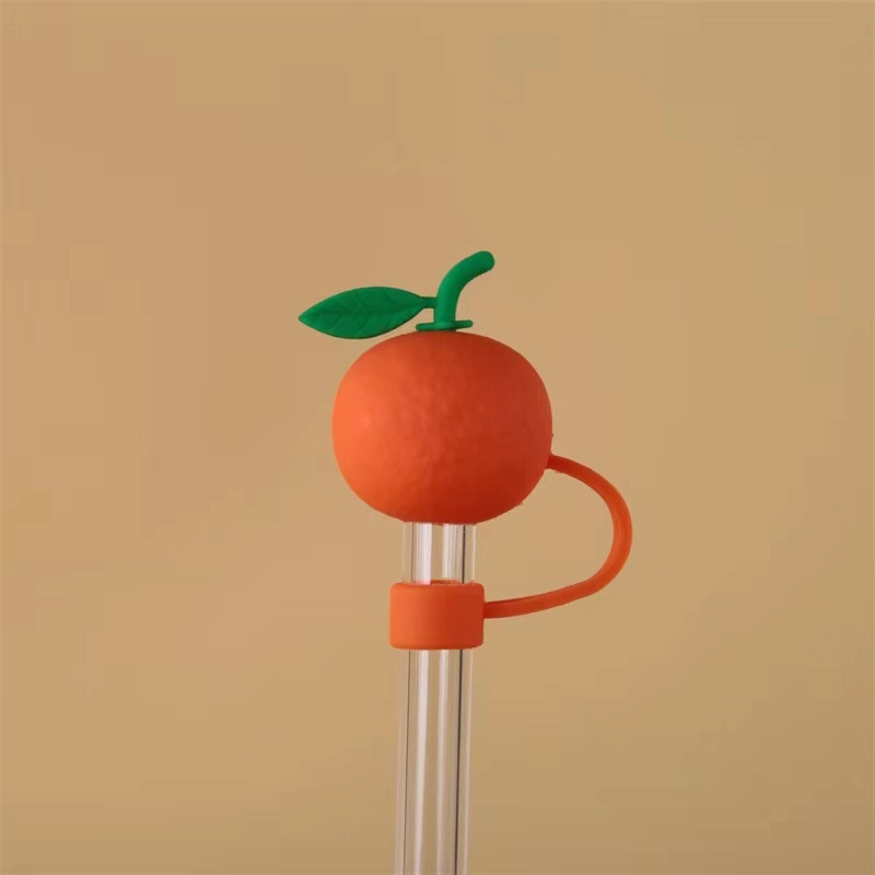 10mm Glass Straw Cap Dust Cover Stainless Steel Straw Dust Cover Dust Plug 10mm Large Diameter Milk Tea