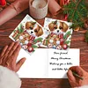 12Pcs Winter Weihnachten - 5d DIY Handwerk Grußkarte