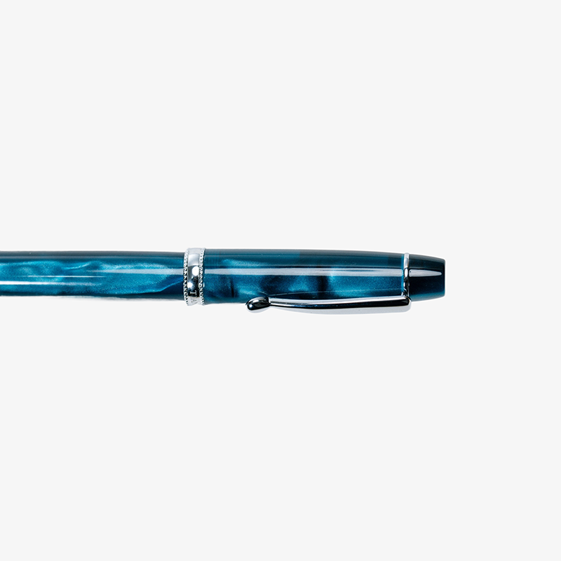 TIANZI T01 Piston-filling Fountain Pen in Mysteryblue_Cap