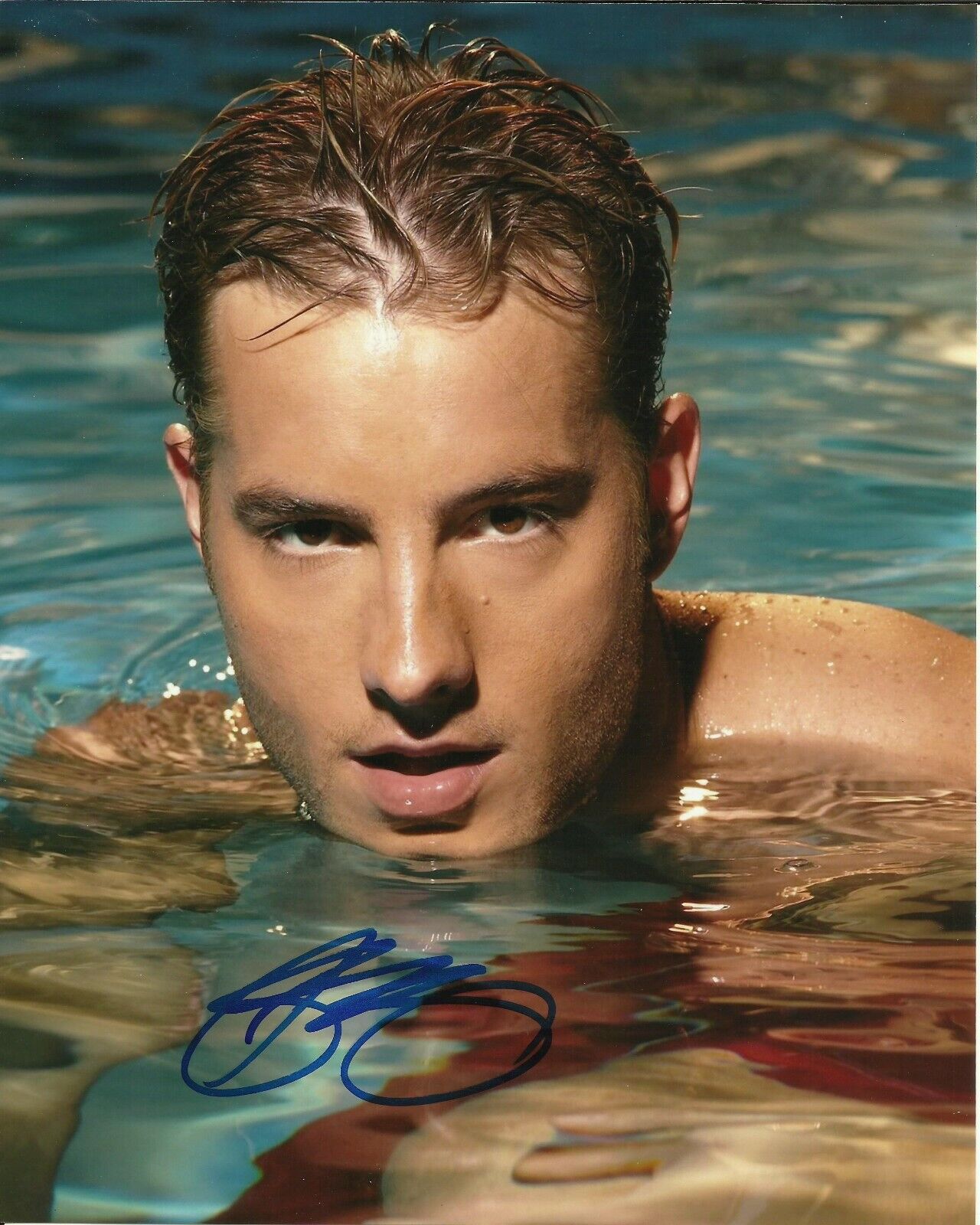 JUSTIN HARTLEY SIGNED COOL Photo Poster painting UACC REG 242 (1)