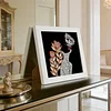 Silhouette automnale sp&eacute;ciale en forme 5D bricolage partiel en diamants avec des kits d&rsquo;art de pierres pr&eacute;cieuses avec cadre peintures de diamants art