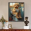 (US Local)Dog-Paint By Numbers Kit(40x50cm)