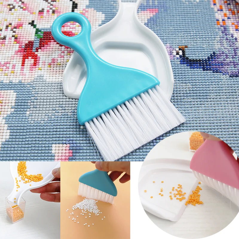 DIY Diamond Painting Point Drill Brush Desktop Sweep Cleaning Brushes Kits