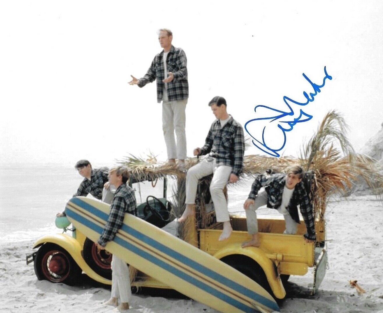 * DAVID MARKS * signed 8x10 Photo Poster painting * THE BEACH BOYS * COA * 3