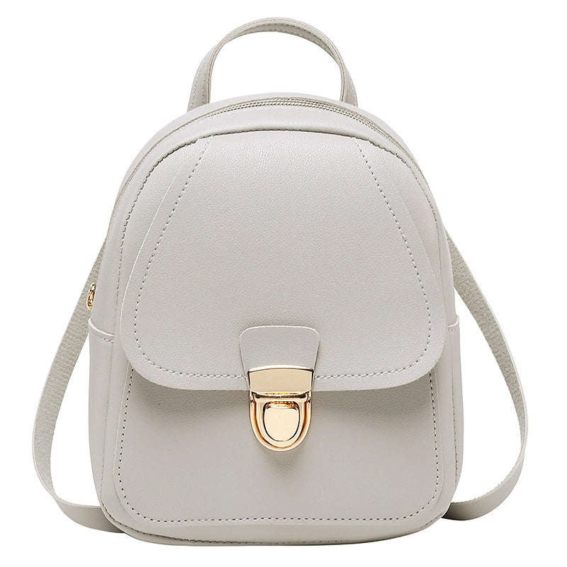 Solid Color Daily Street Women’s Backpack