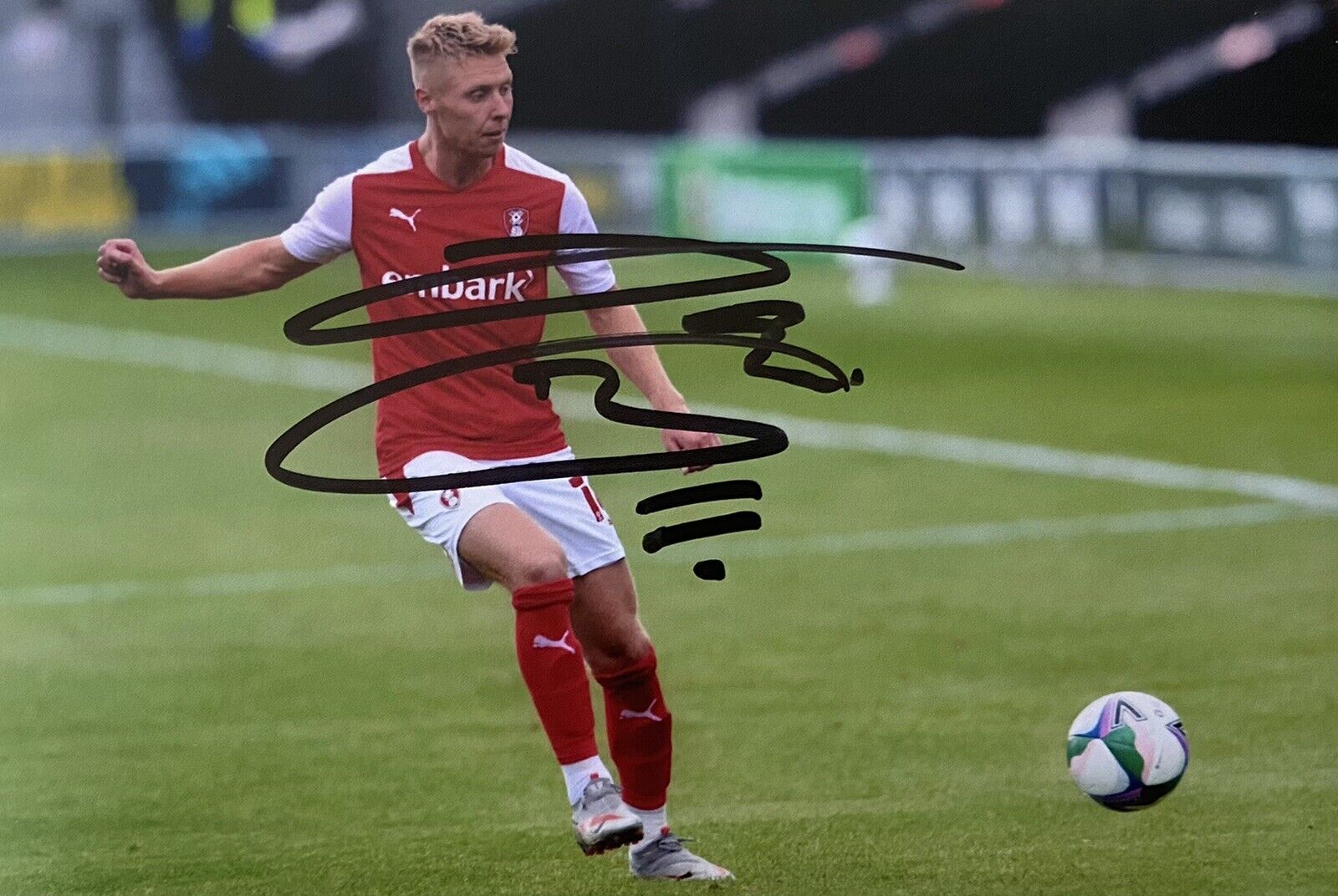 Jamie Lindsay Genuine Hand Signed Rotherham United 6X4 Photo Poster painting 3