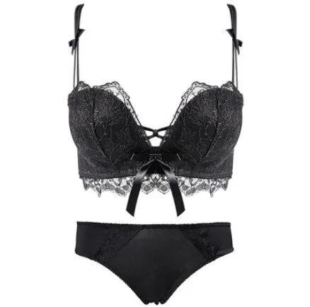 Women Sexy Bra Set Thin Push Up Seamless Bra Panty Underwear Set Wireless Lenceria Briefs Lingerie Set нижнее белье женское