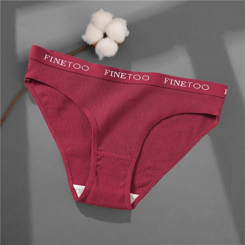 Women Cotton Panties Sexy Underwear Female Pantys Woman's Briefs Underpants Fashion Ladies Female Lingerie Solid Colors M-XXL