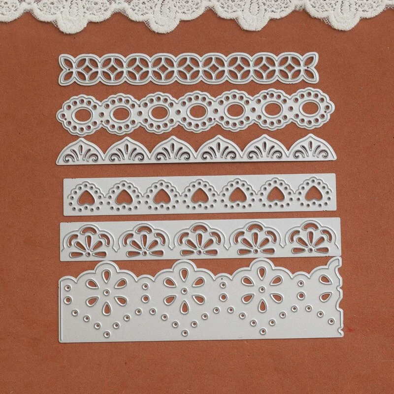 Lace wave Metal Cutting Dies Paper Cut Card Making Template for DIY Scrapbooking Decorative Craft Mold stamp and dies