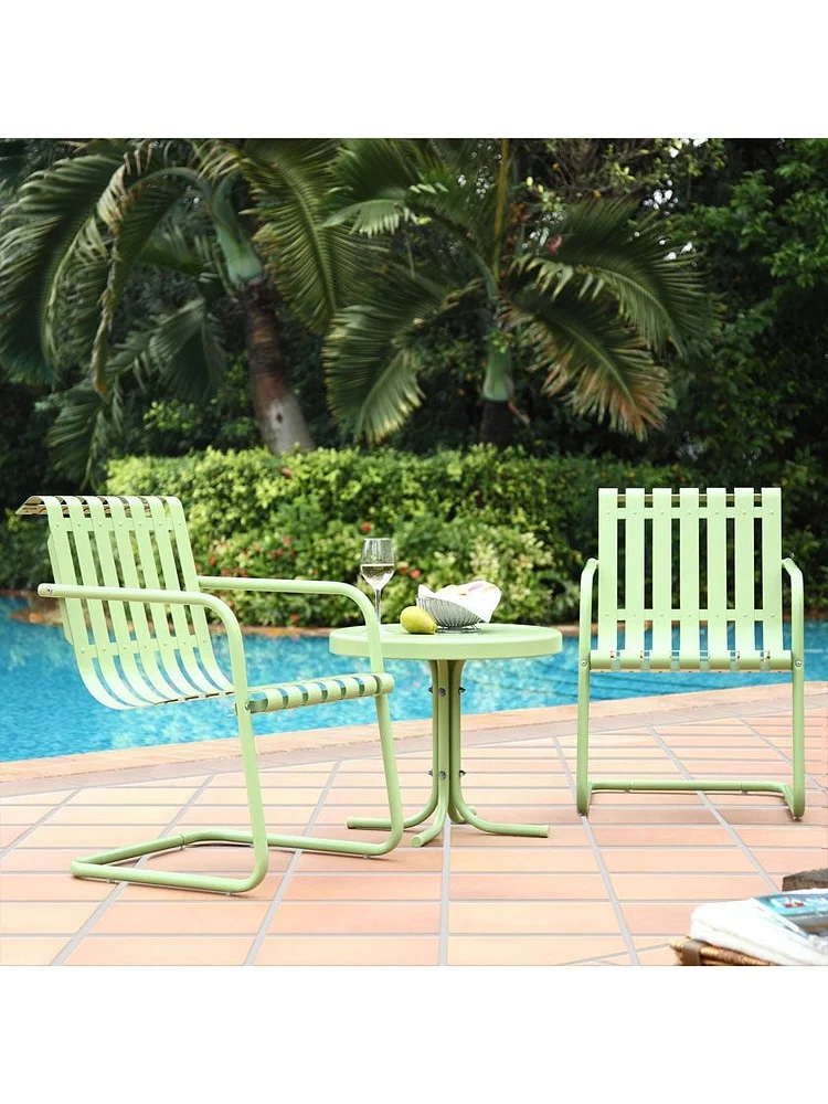 🔥kukelife🔥Docenin™ 3-Piece Metal Outdoor Seating Set